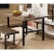Alaterre Furniture Pomona Metal and Wood Dining Table AMBA1720 - alternate 3